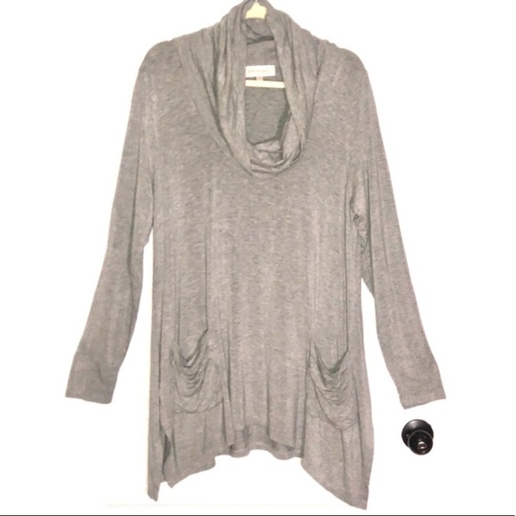 Philosophy slouchy oversized gray turtleneck size extra large - Picture 2 of 8